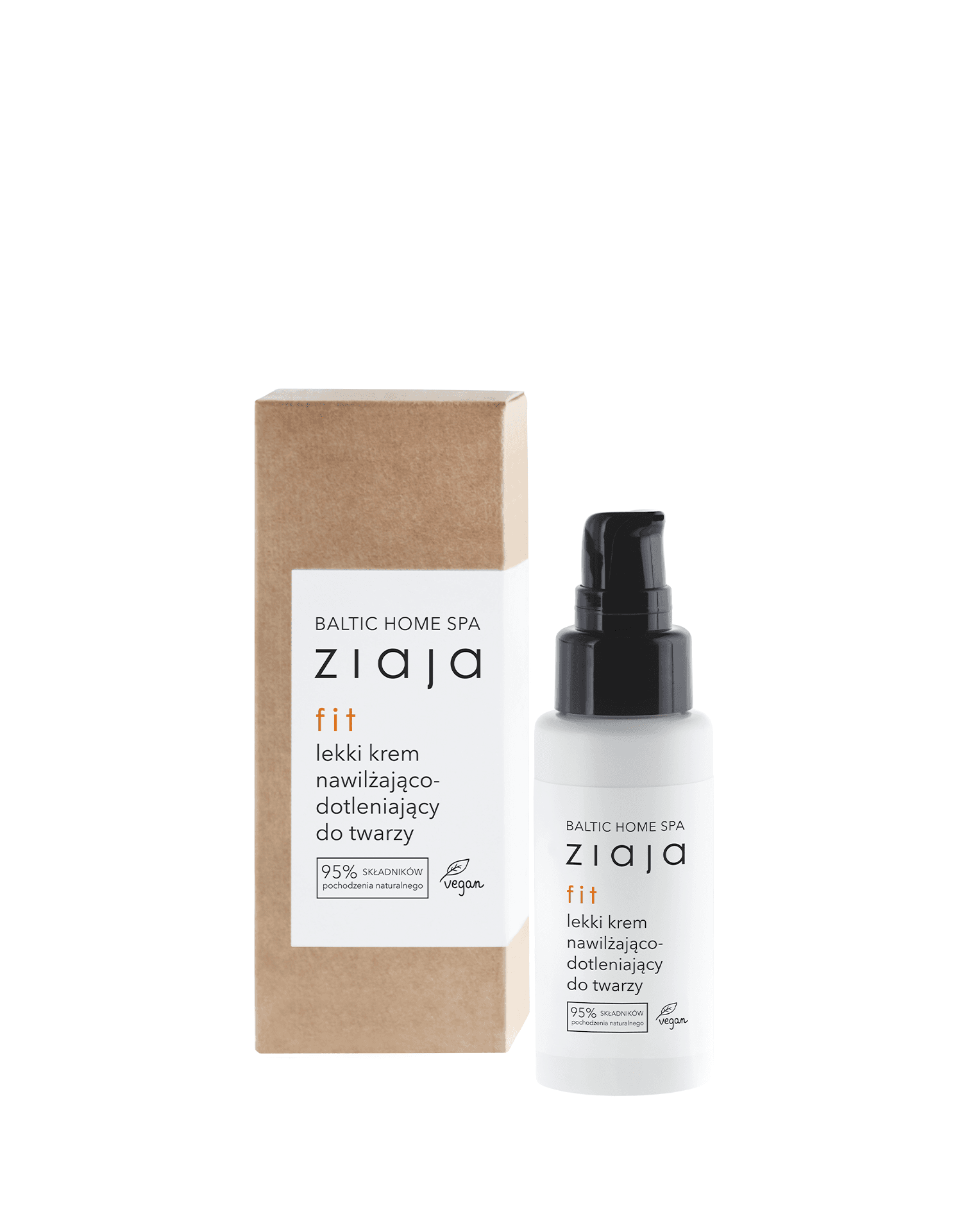 Ziaja Baltic Home Spa Fit lekki krem nawilżająco-dotleniający do twarzy 50 ml