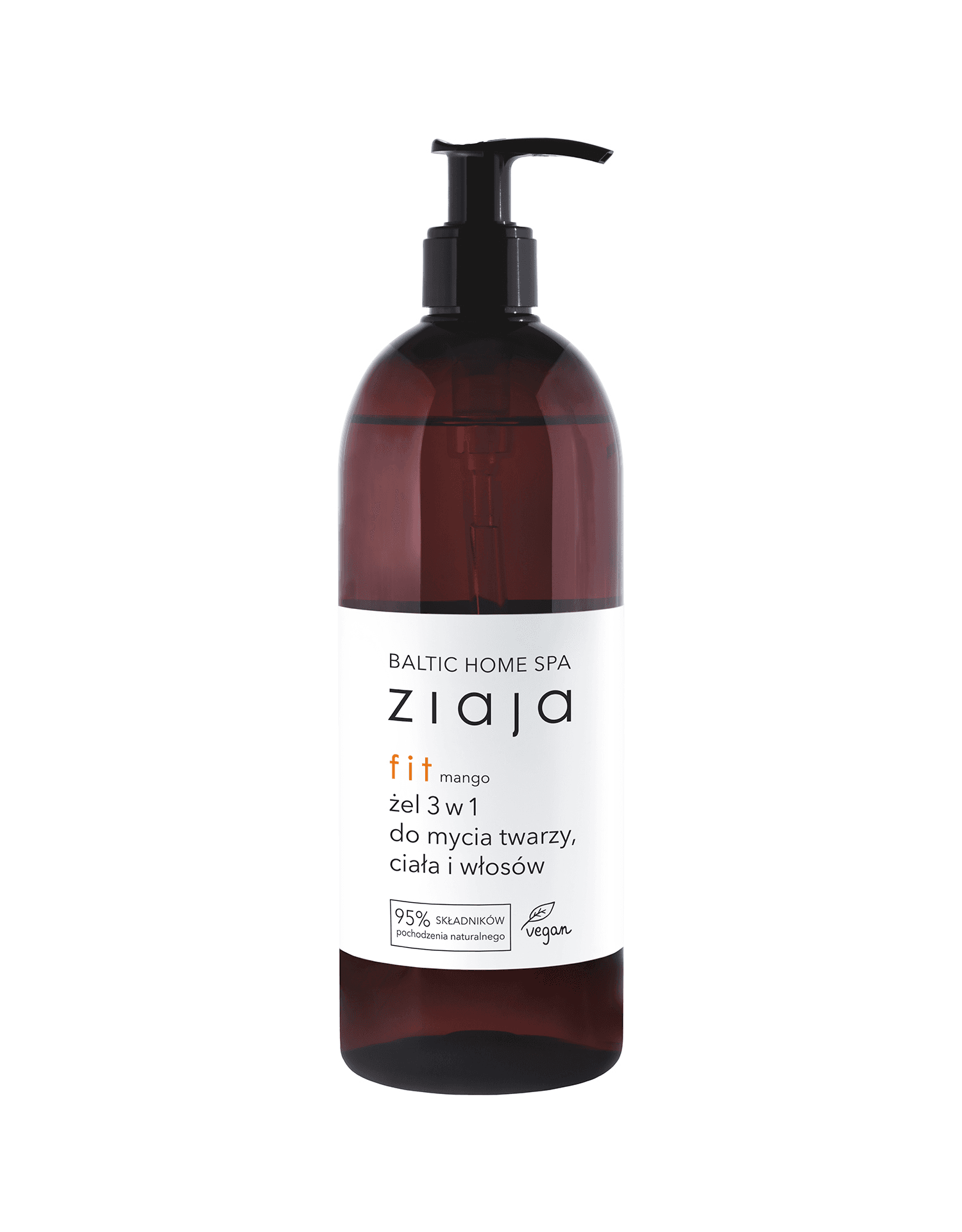 Ziaja Baltic Home Spa Fit żel 3 w 1 do mycia twarzy, ciała i włosów 500 ml