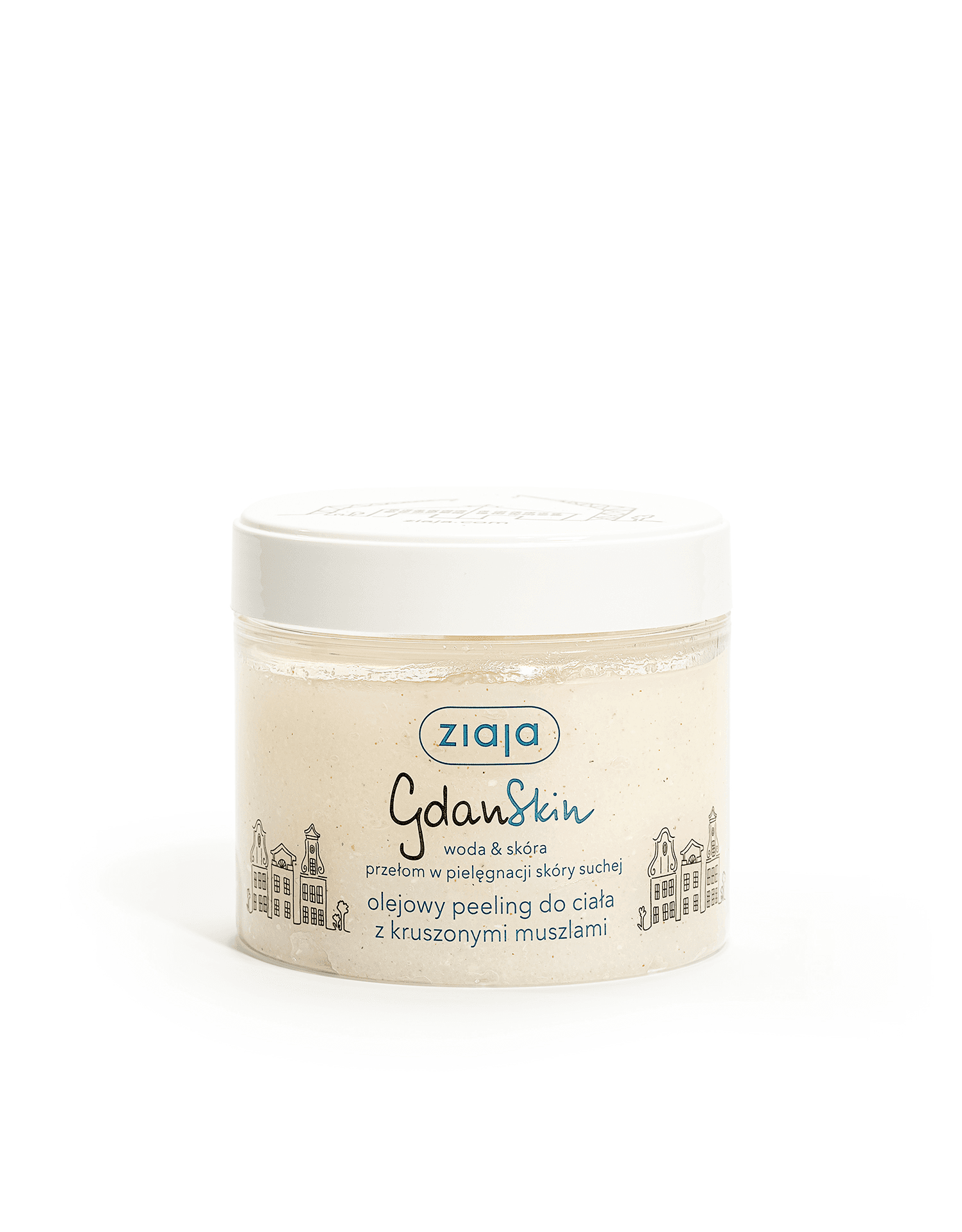 Ziaja GdanSkin olejowy peeling do ciała z kruszonymi muszlami 300 ml