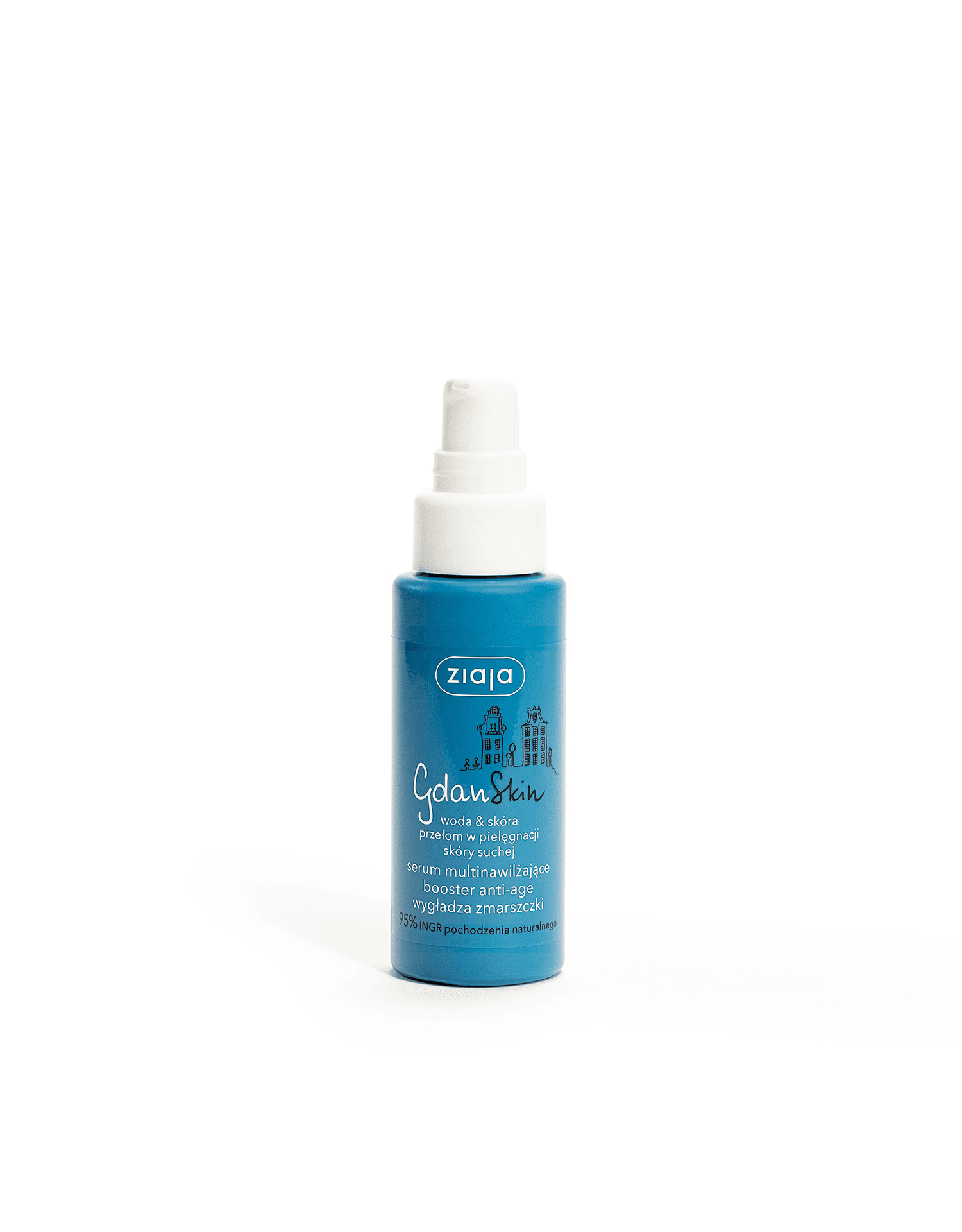 Ziaja GdanSkin serum multinawilżające booster anti-age wygładzające zmarszczki 50 ml