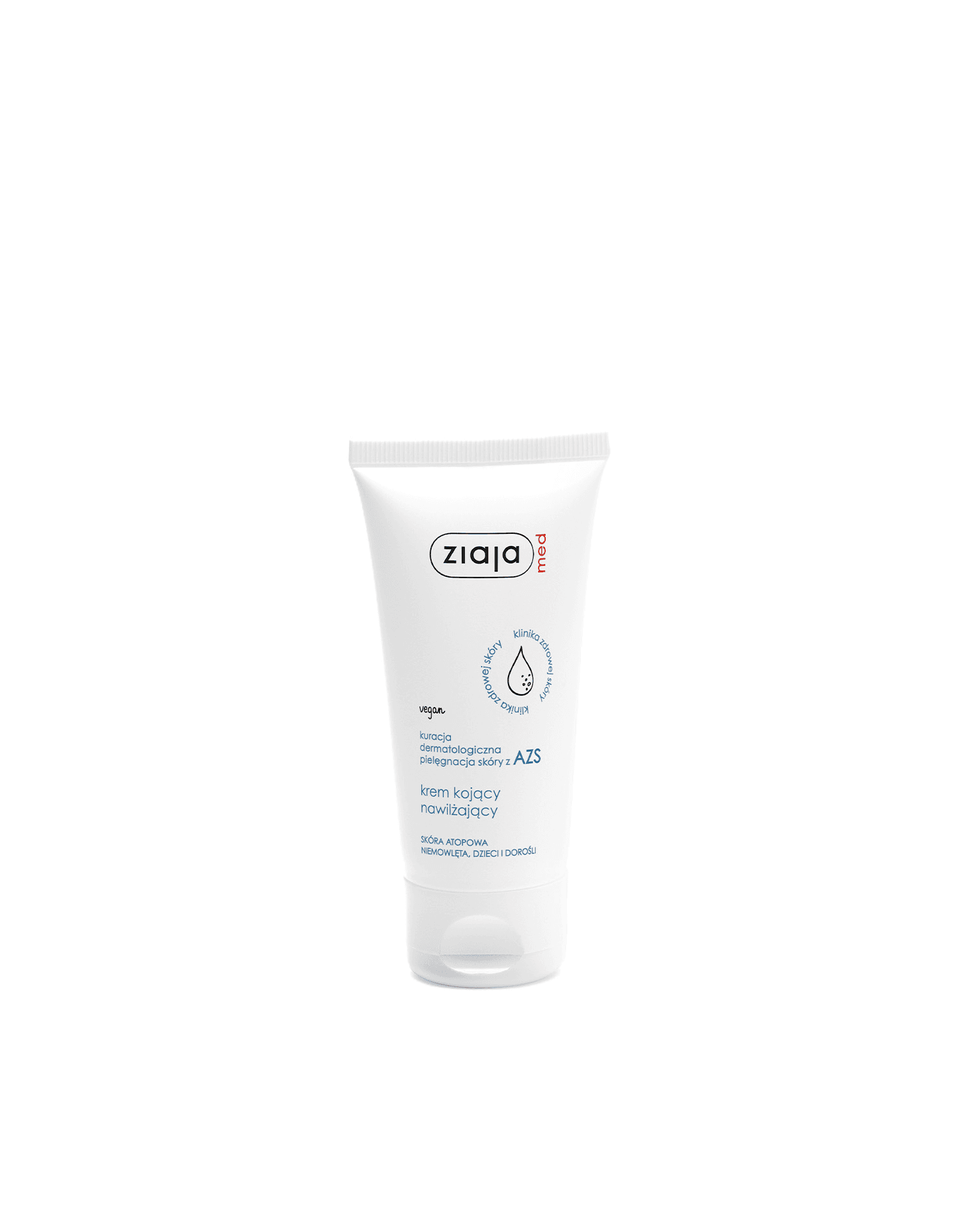 Ziaja Med kuracja dermatologiczna pielęgnacja skóry z AZS krem kojący nawilżający 50 ml