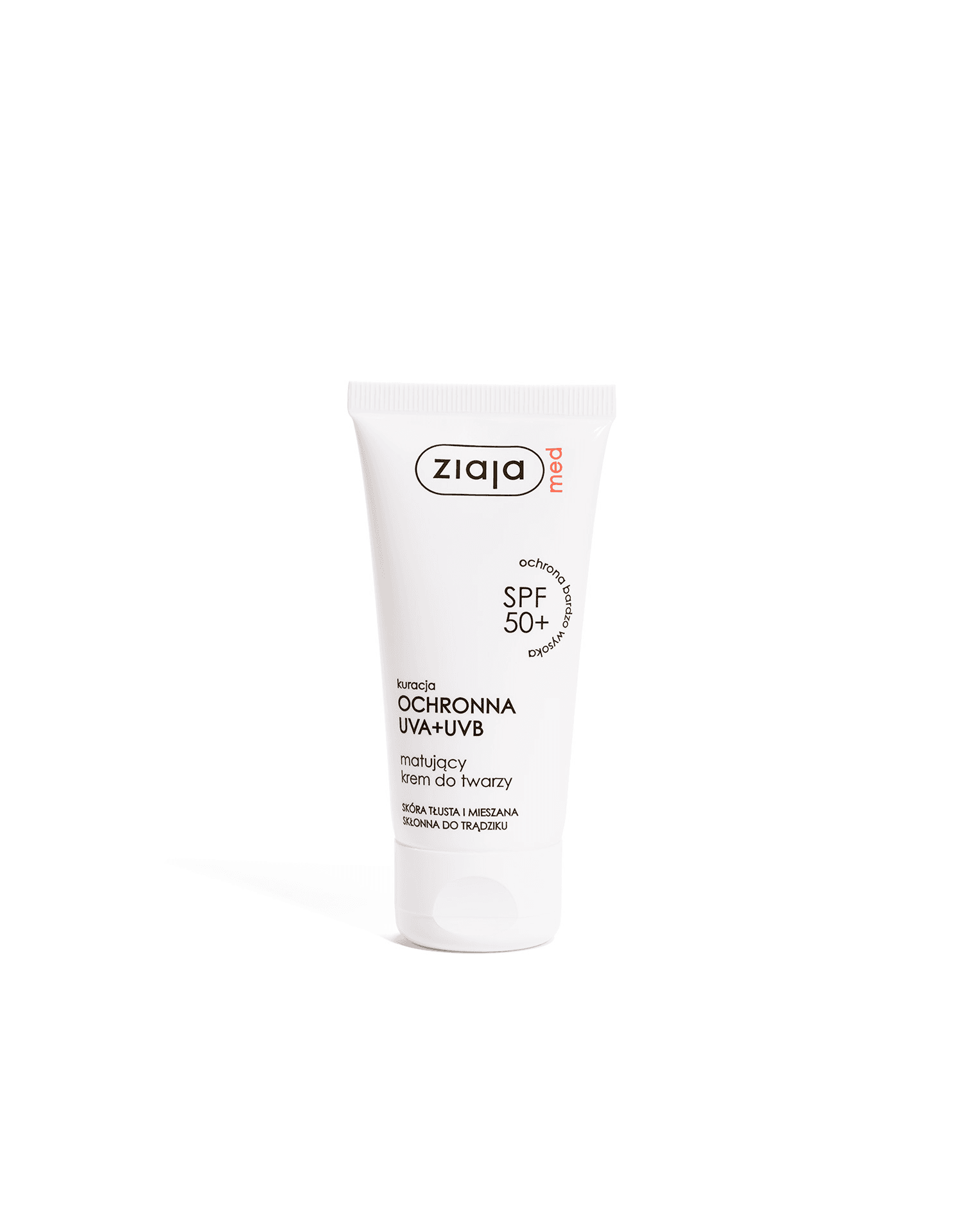 Ziaja Med kuracja ochronna UVA+UVB matujący krem do twarzy 50 ml