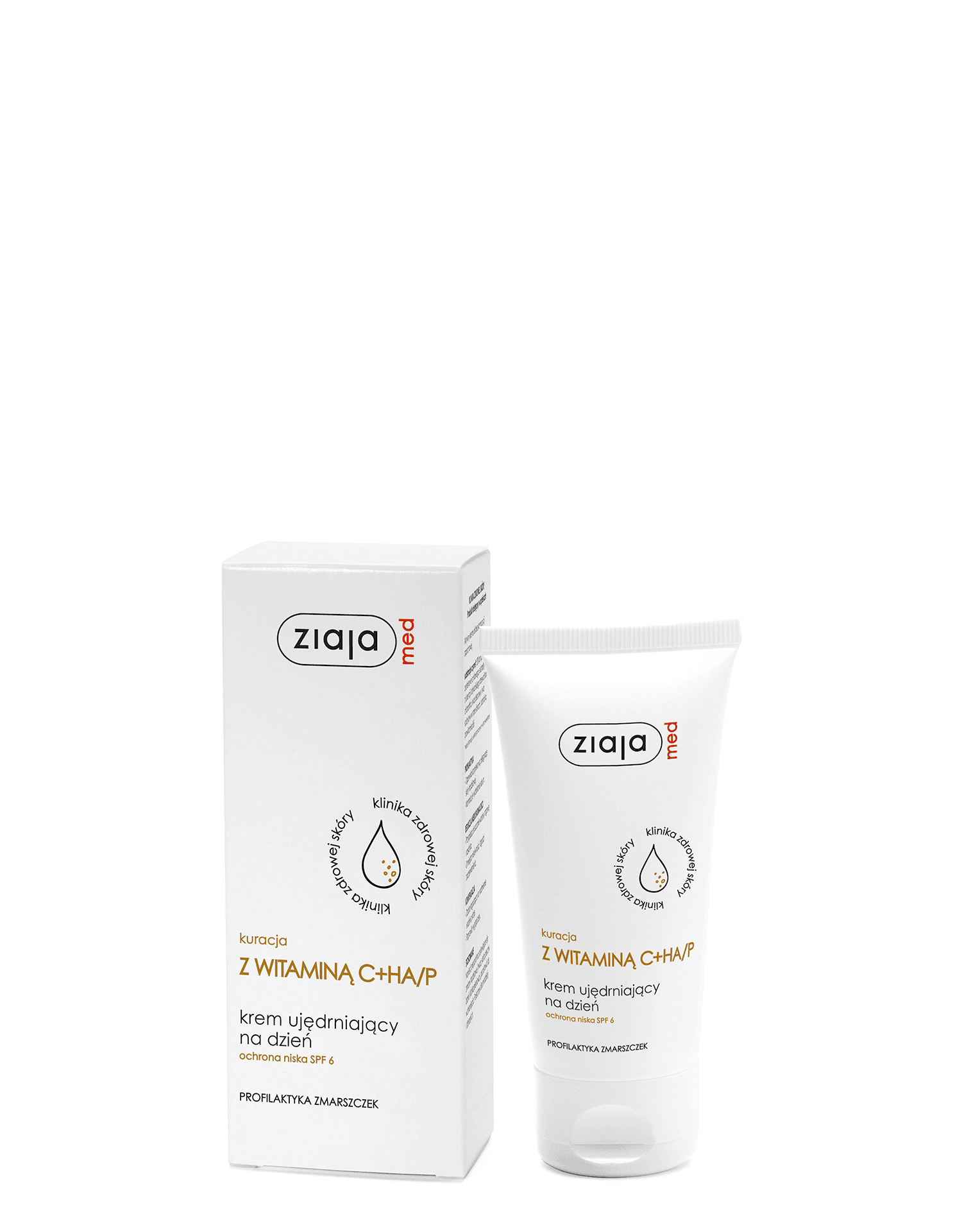 Ziaja Med kuracja z witaminą C+HA/P krem ujędrniający na dzień SPF 6 50 ml