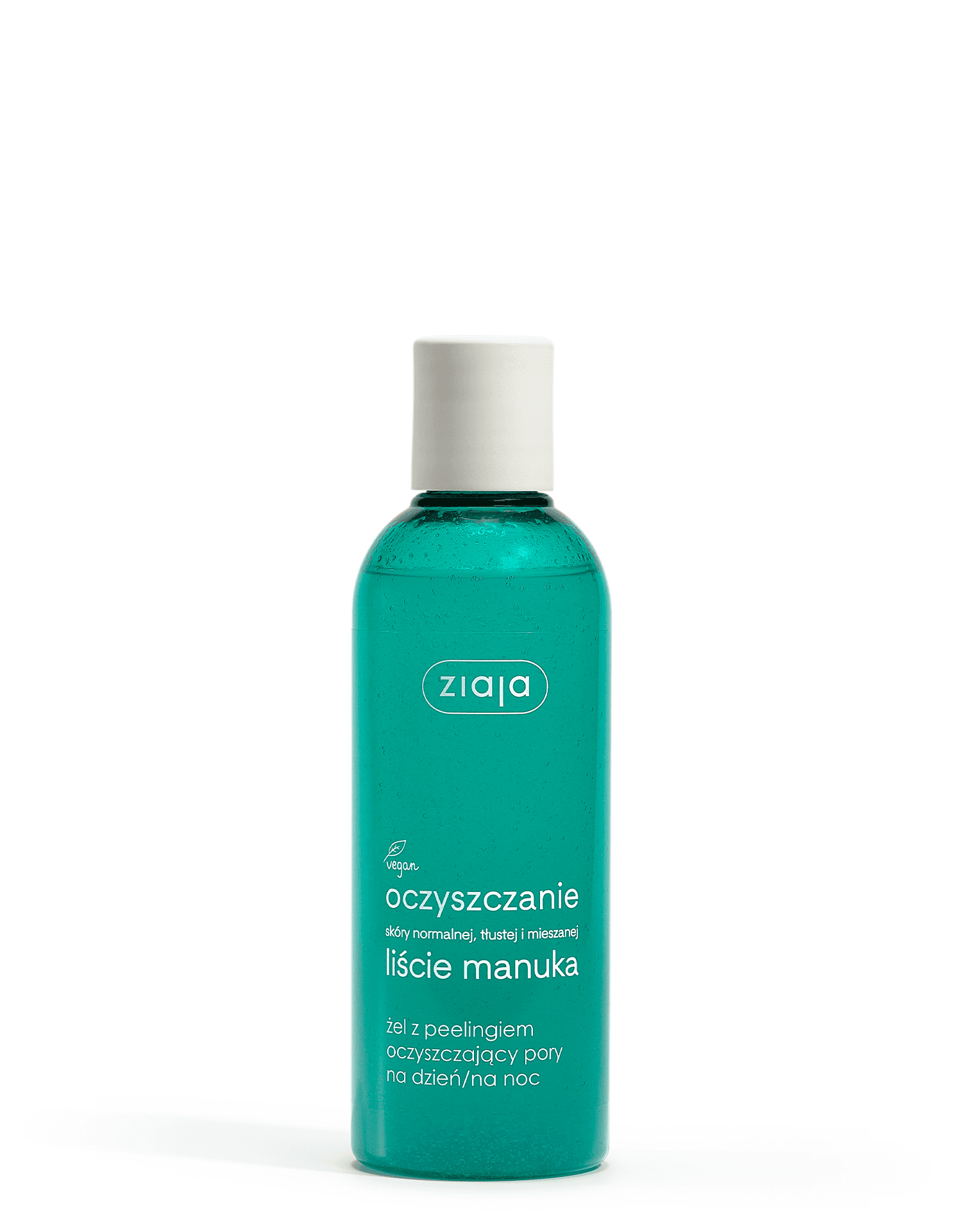 Ziaja Liście Manuka żel z peelingiem oczyszczający pory na dzień/na noc 200 ml