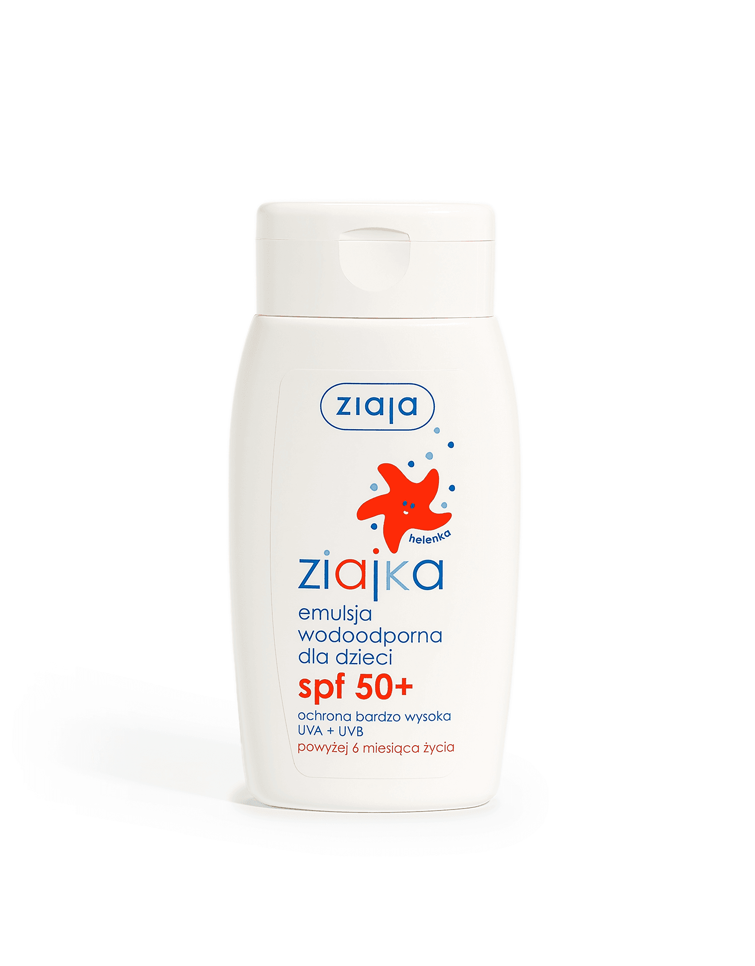 Ziaja Ziajka emulsja wodoodporna dla dzieci SPF 50+ UVA + UVB 125 ml