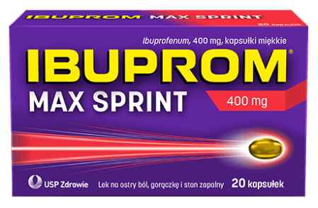 Ibuprom Max Sprint 10 kapsułek
