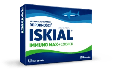 Iskial Immuno Max + Czosnek 120 kapsułek