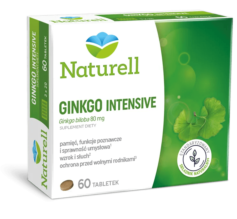 Naturell Ginko Intensive 60 tabletek
