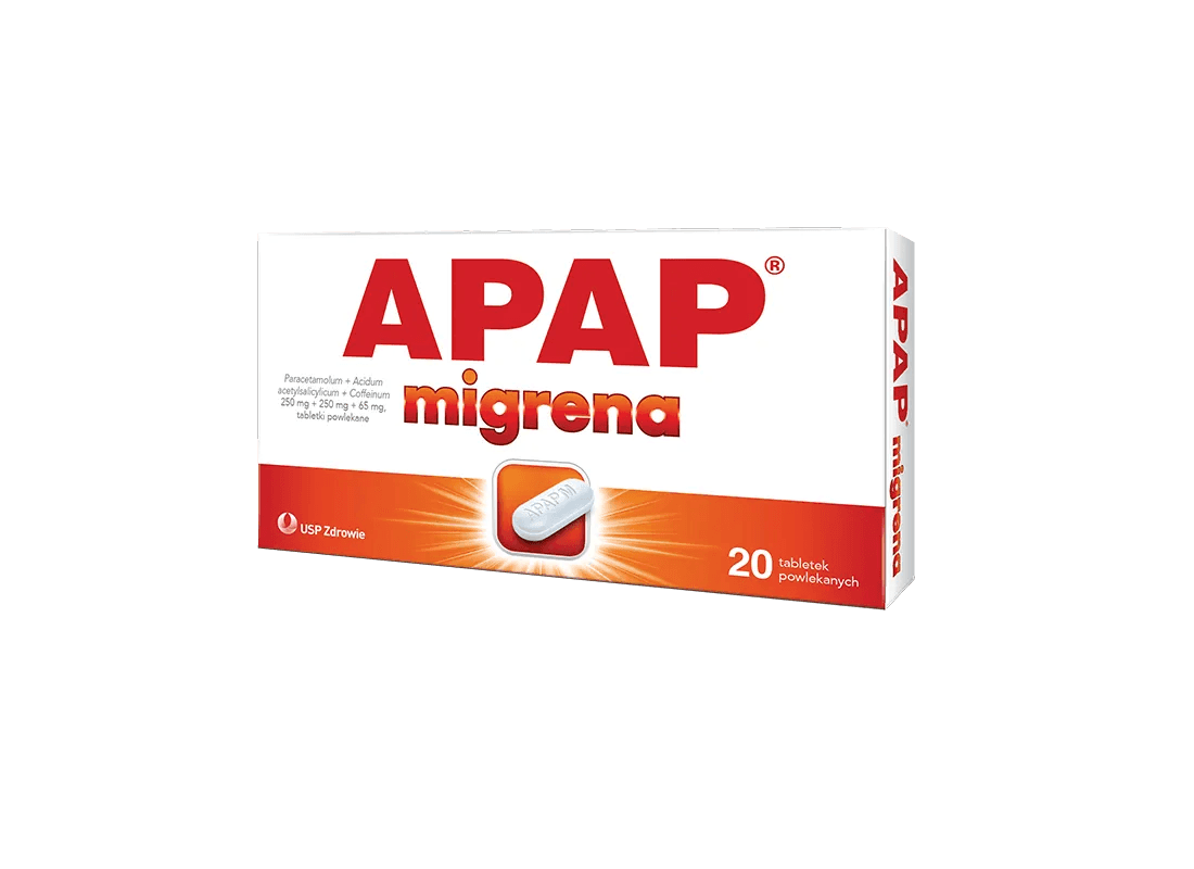 Apap Migrena 20 tabletek powlekanych