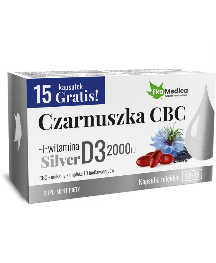 Czarnuszka CBC Silver 75 kapsułek