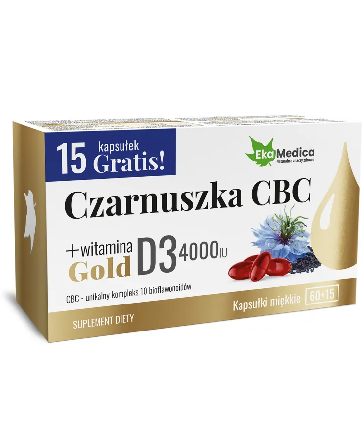 Czarnuszka CBC Gold 75 kapsułek