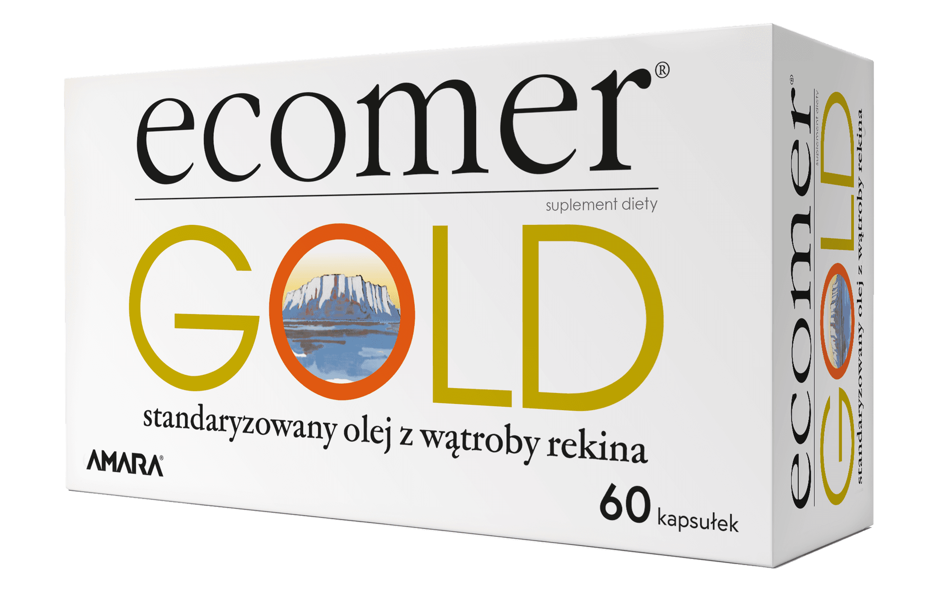 Ecomer GOLD olej z wątroby rekina 60 kapsułek