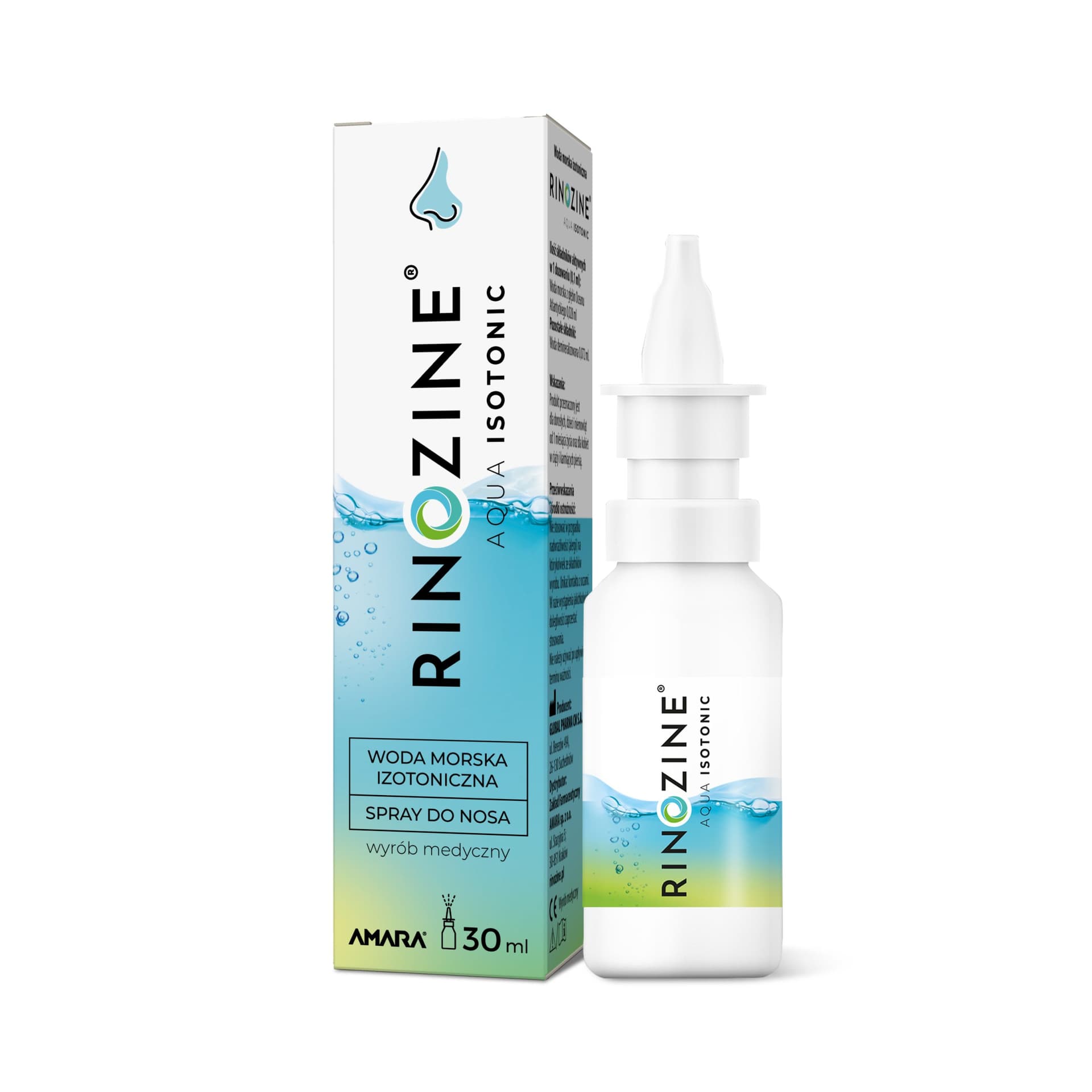 Rinozine Aqua Isotonic spray do nosa 30 ml