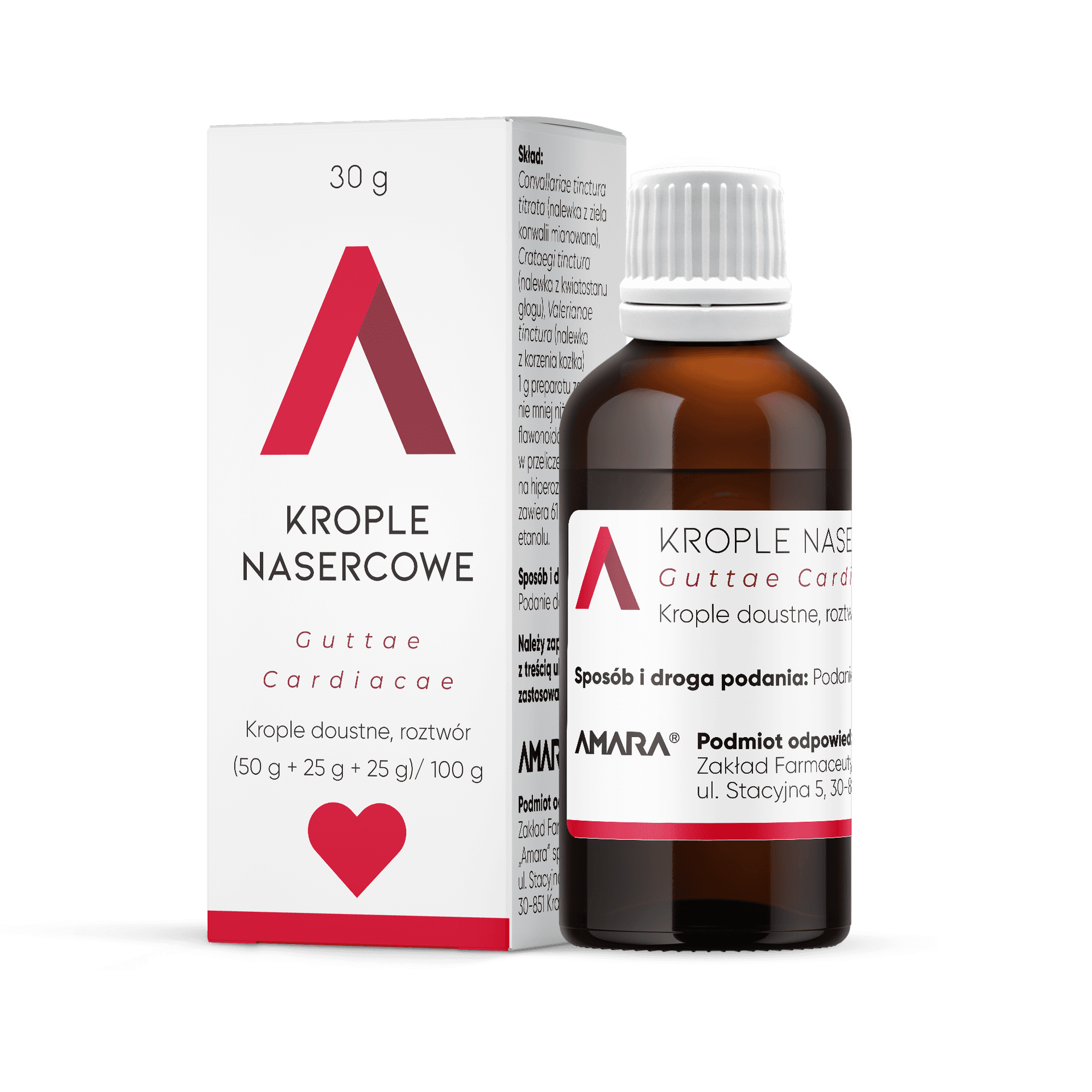 Krople Nasercowe Amara 30 g