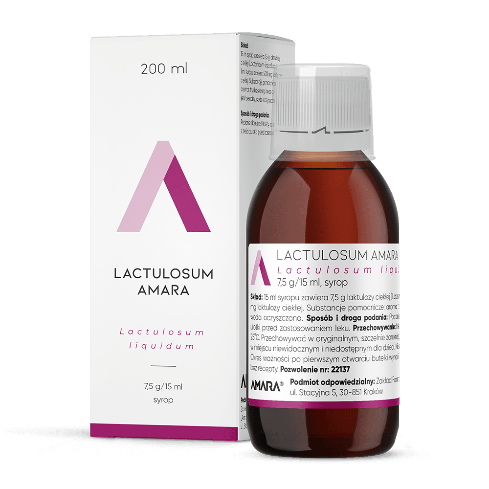 Lactulosum Amara syrop 7,5 g/15 ml 150 ml