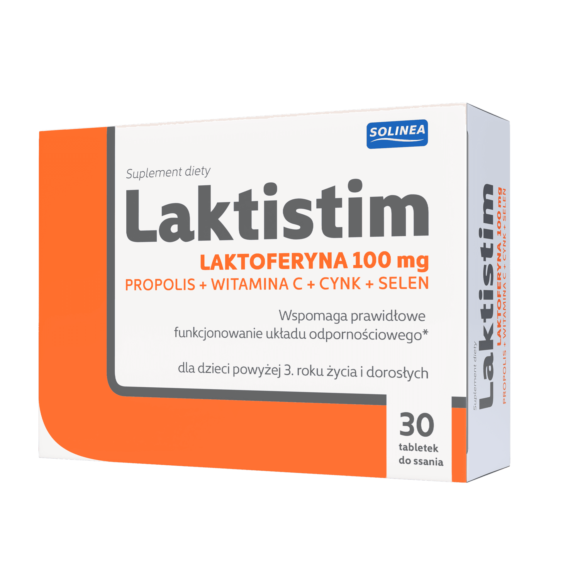 Laktistim z laktoferyną 30 tabletek do ssania