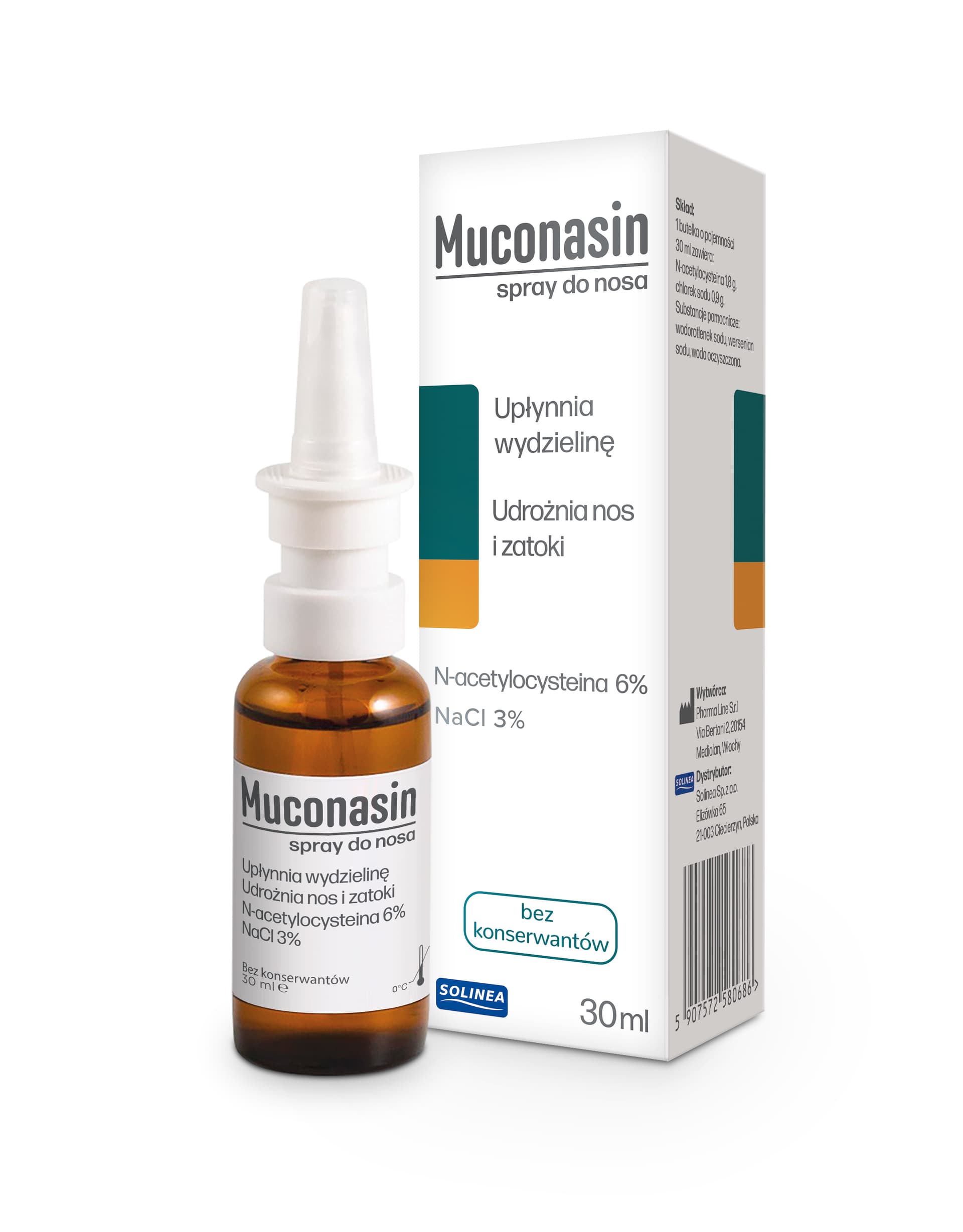 Muconasin spray do nosa 30 ml