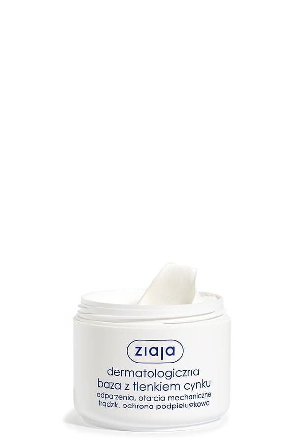 Ziaja dermatologiczna baza z tlenkiem cynku na odparzenia, odleżyny 80 g