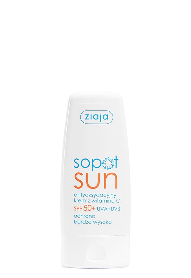 Ziaja Sopot Sun antyoksydacyjny krem z witaminą C SPF 50+ UVA + UVB ochrona bardzo wysoka 50 ml