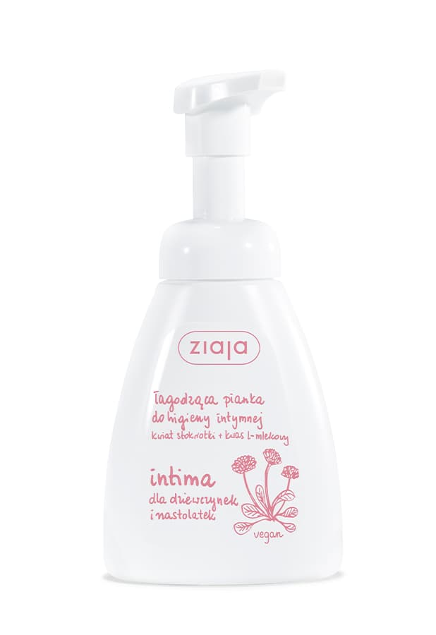 Ziaja łagodząca pianka do higieny intymnej kwiat stokrotki + kwas L-mlekowy 250 ml