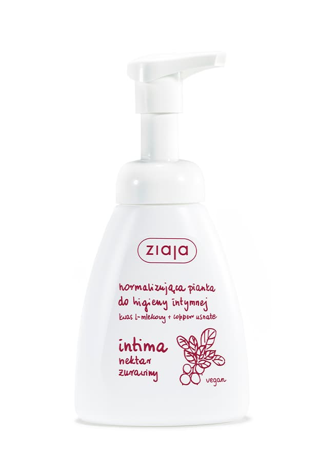 Ziaja normalizująca pianka do higieny intymnej kwas L-mlekowy + copper usnate 250 ml