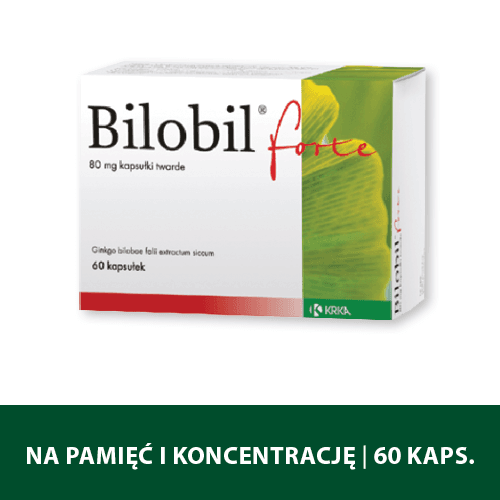 Bilobil Forte 80 mg 60 kapsułek