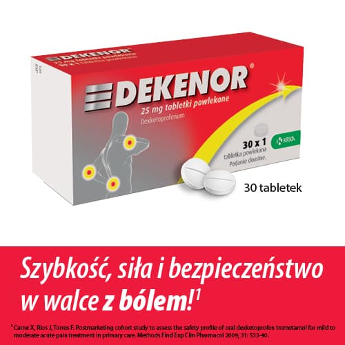 Dekenor 25 mg 30 tabletek