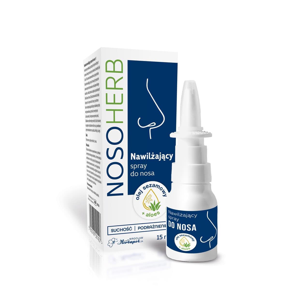 Nosoherb spray do nosa nawilżający 15 ml