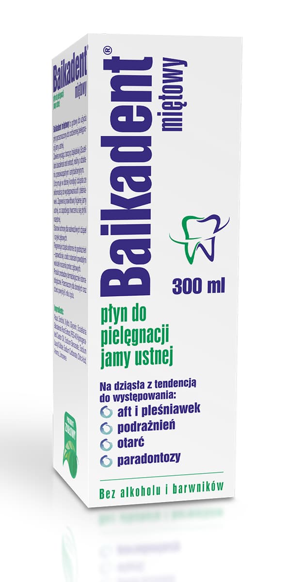 Baikadent płyn miętowy 300 ml