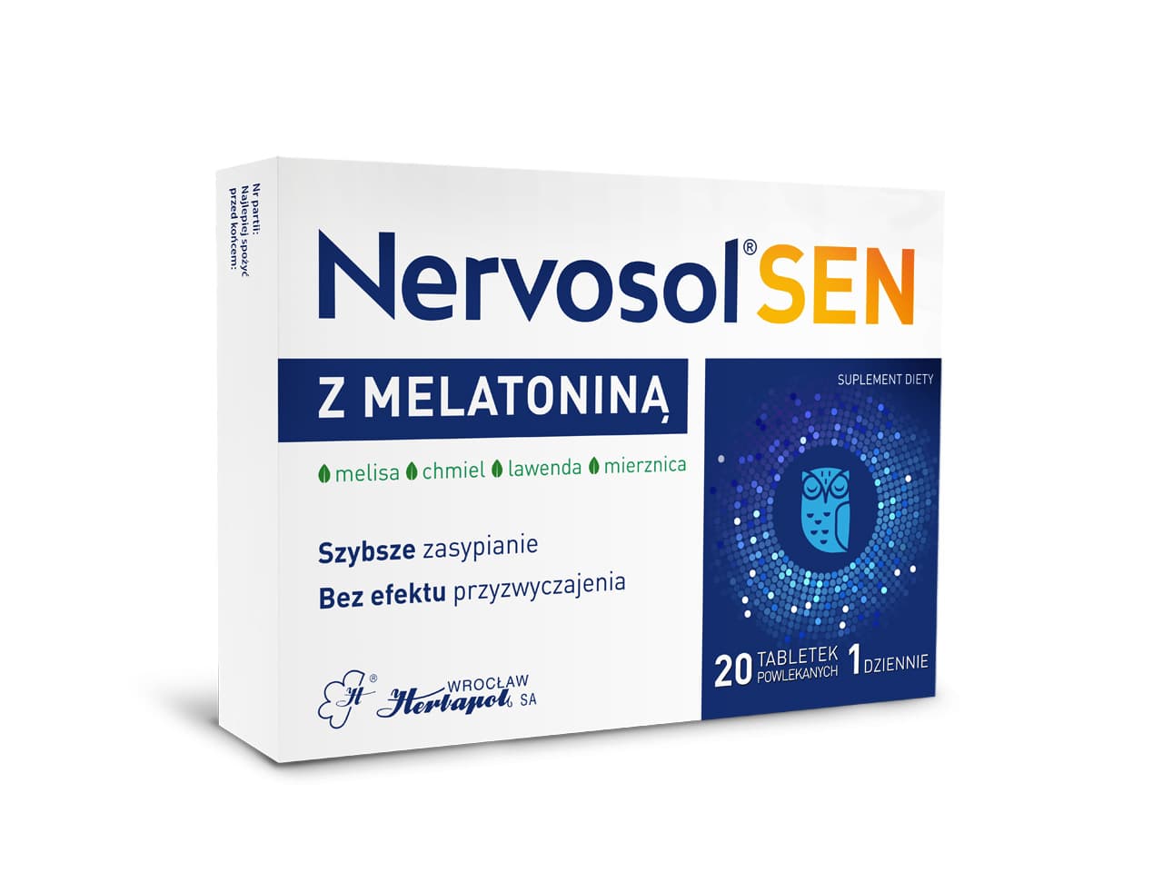 Nervosol Sen z Melatoniną 20 tabletek