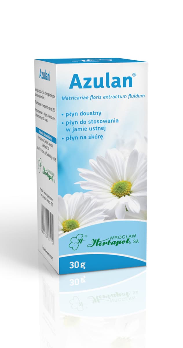 Azulan 1g/g płyn na skórę 30g