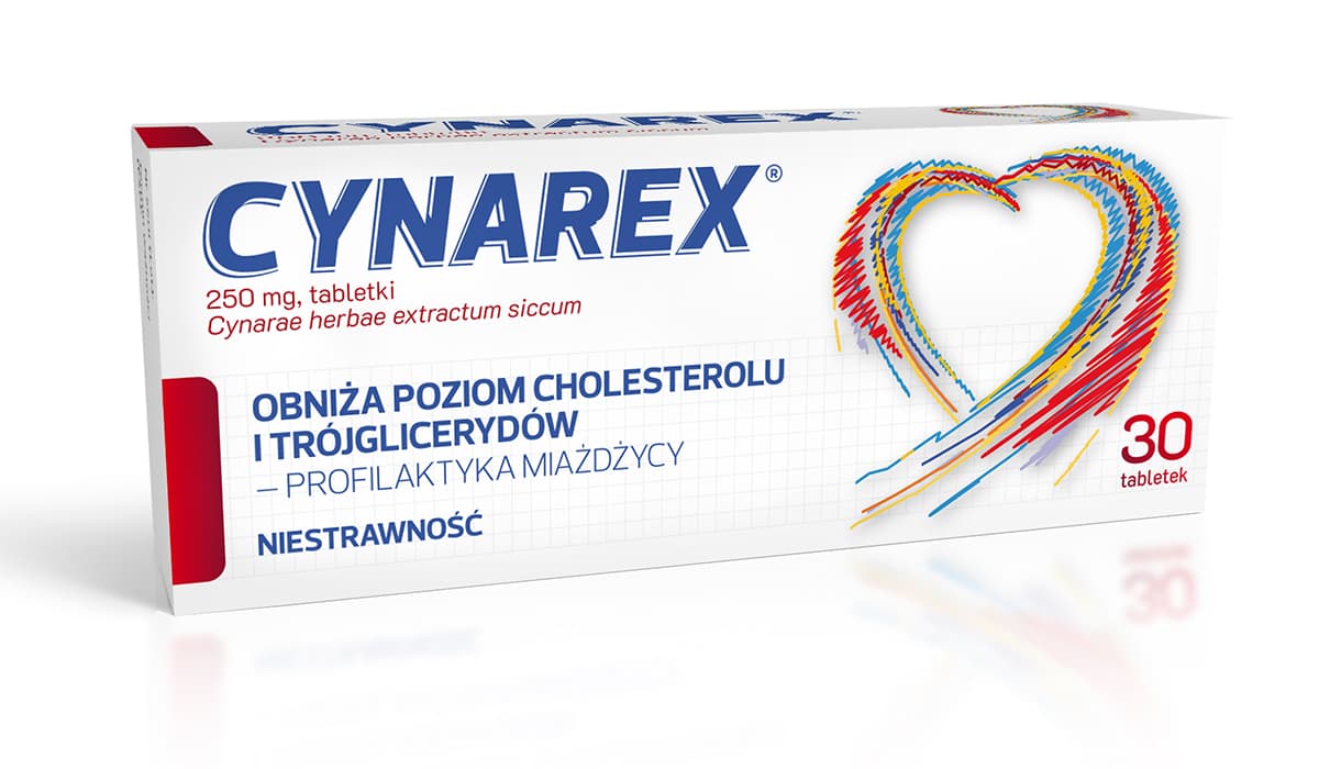 Cynarex 250 mg 30 tabletek