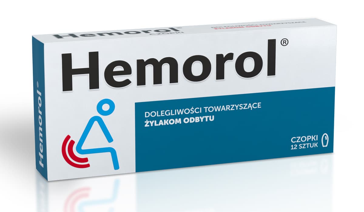 Hemorol 12 czopków doodbytniczych
