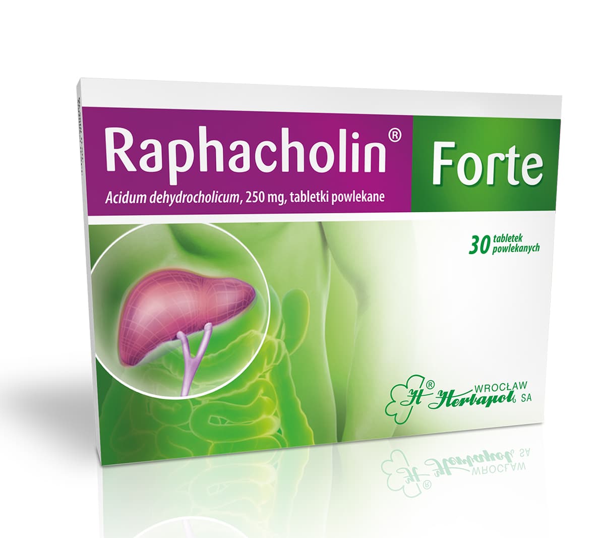 Raphacholin Forte 250 mg 30 tabletek