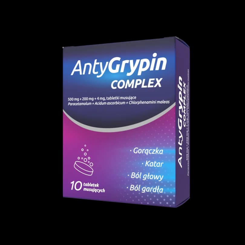 Antygrypin Complex 10 tabletek musujących