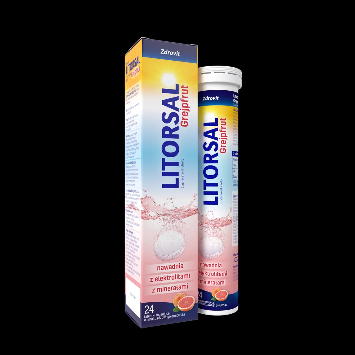 Litorsal grejpfrut 24 tabletki musujące