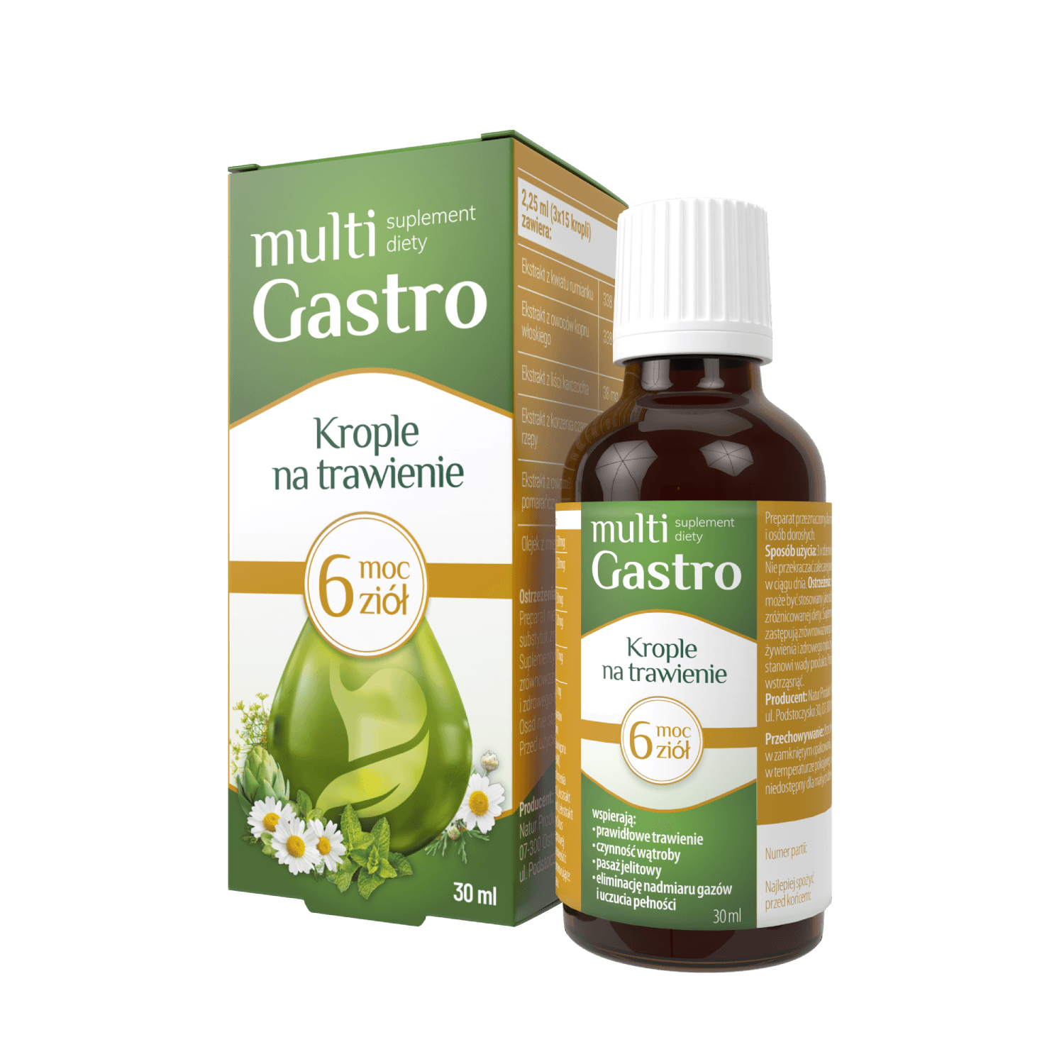 Multigastro krople na trawienie 30 ml