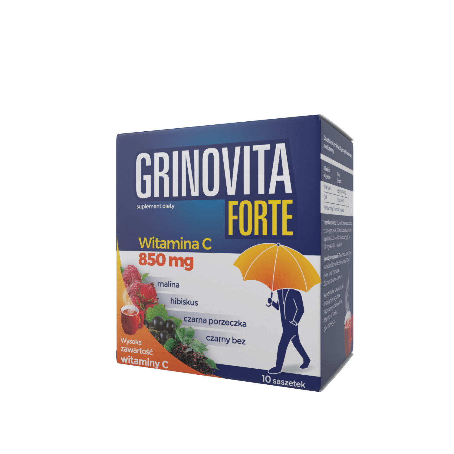 Grinovita Forte proszek do rozpuszczenia 10 saszetek