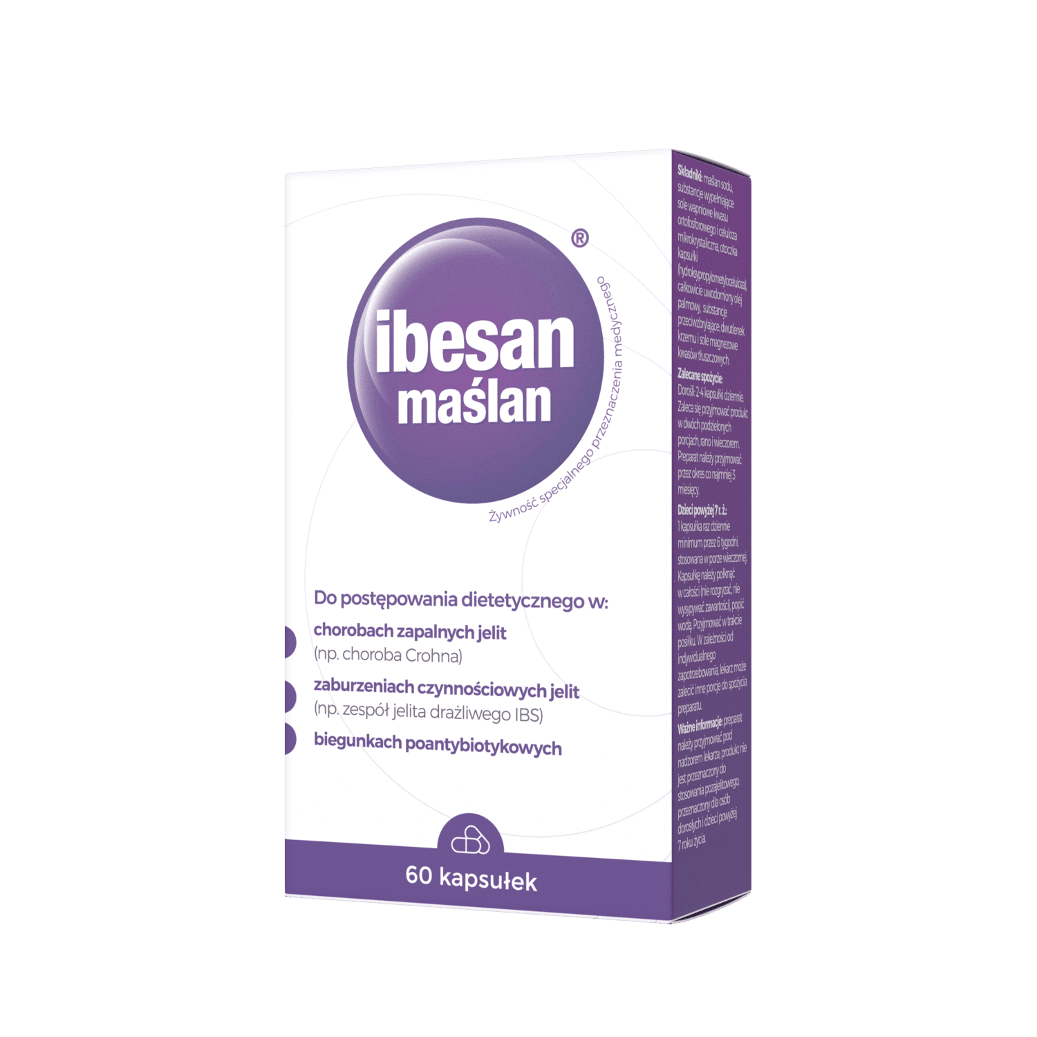 Ibesan Maślan 150 mg 60 kapsułek