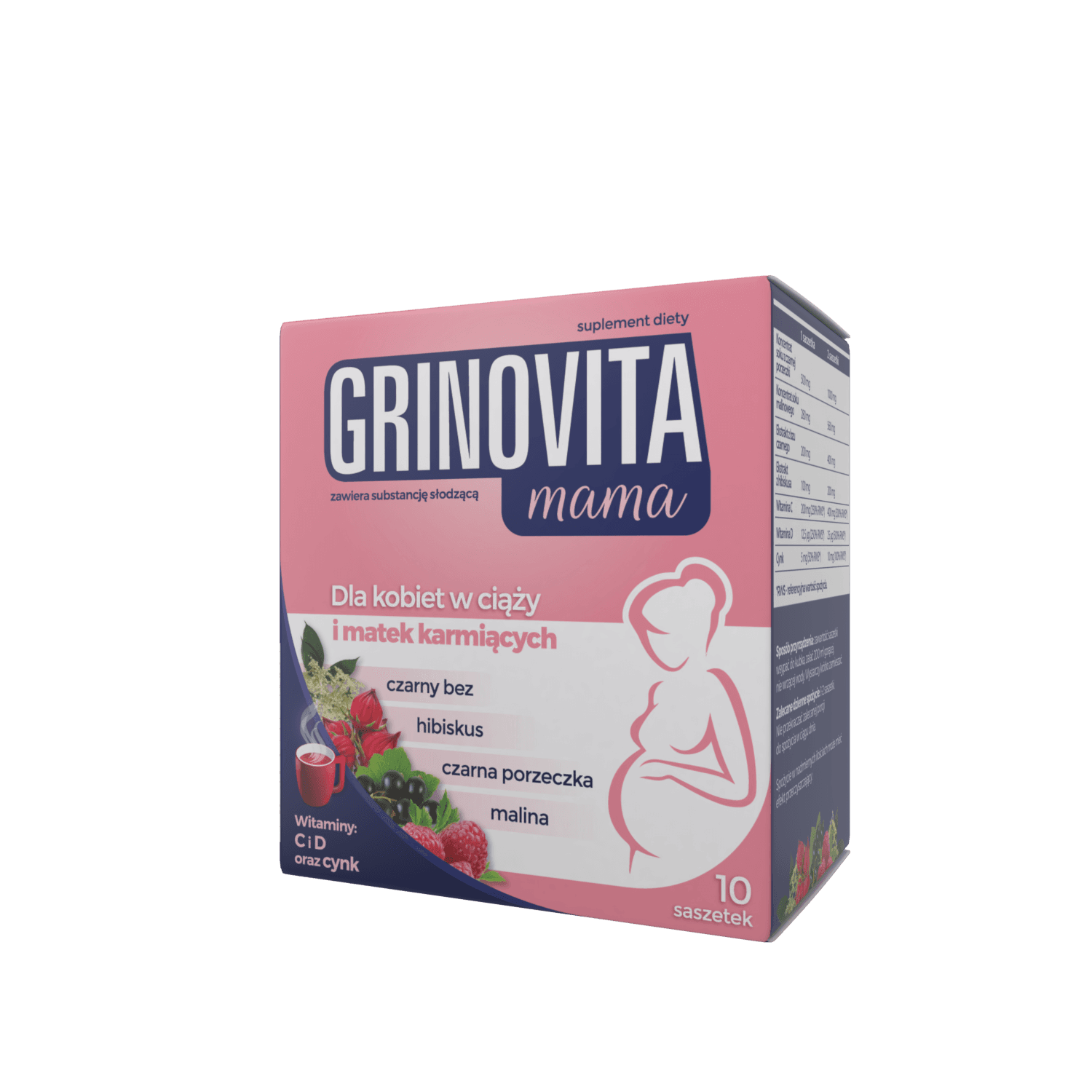 Grinovita Mama proszek do rozpuszczenia 10 saszetek
