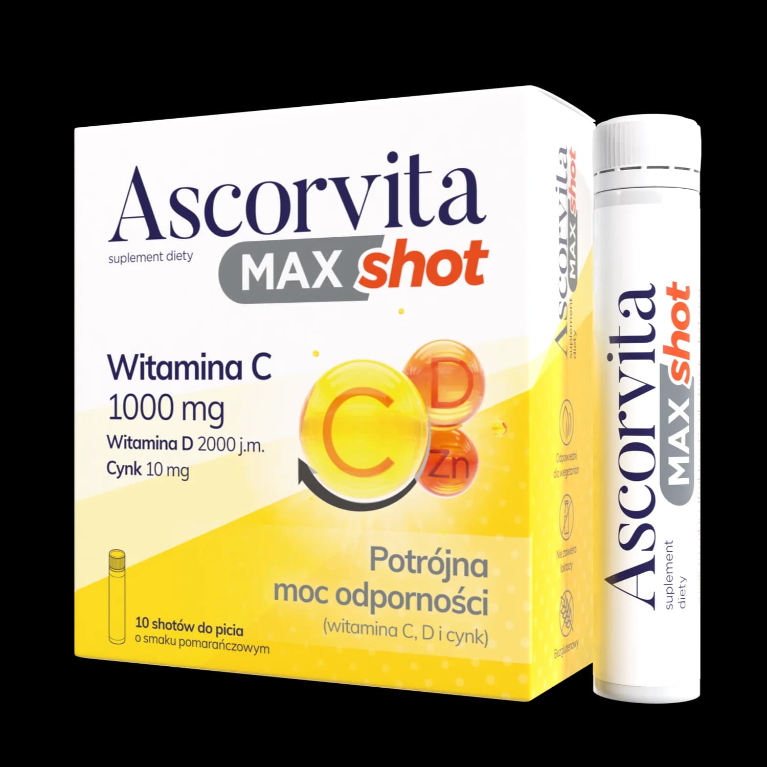 Ascorvita Max Shot 10 szt. po 25 ml