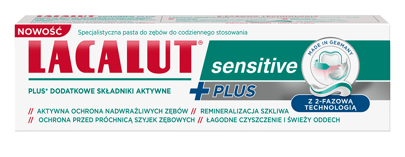 Lacalut Sensitive Plus pasta do zębów 75 ml