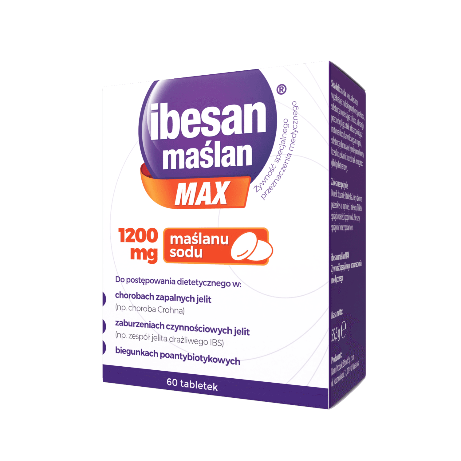 Ibesan Maślan Max 1200 mg 60 tabletek