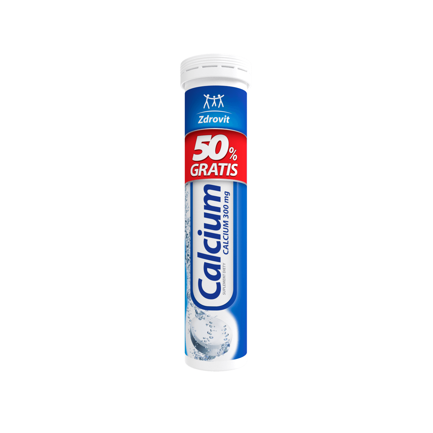 Calcium smak cytrynowy 20 tabletek musujących