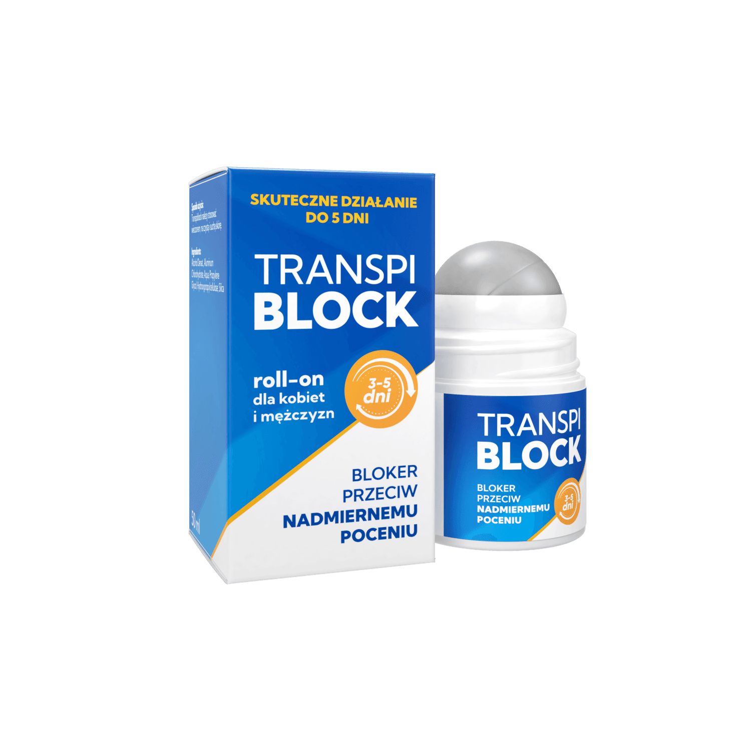 Transpiblock roll-on bloker przeciw nadmiernemu poceniu 50 ml