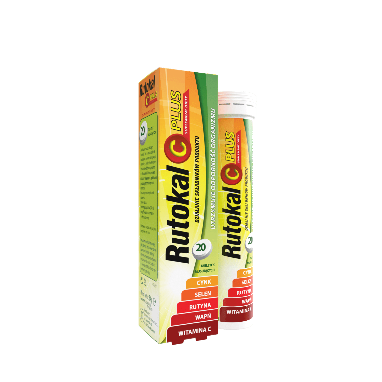 Rutokal C Plus 20 tabletek musujących