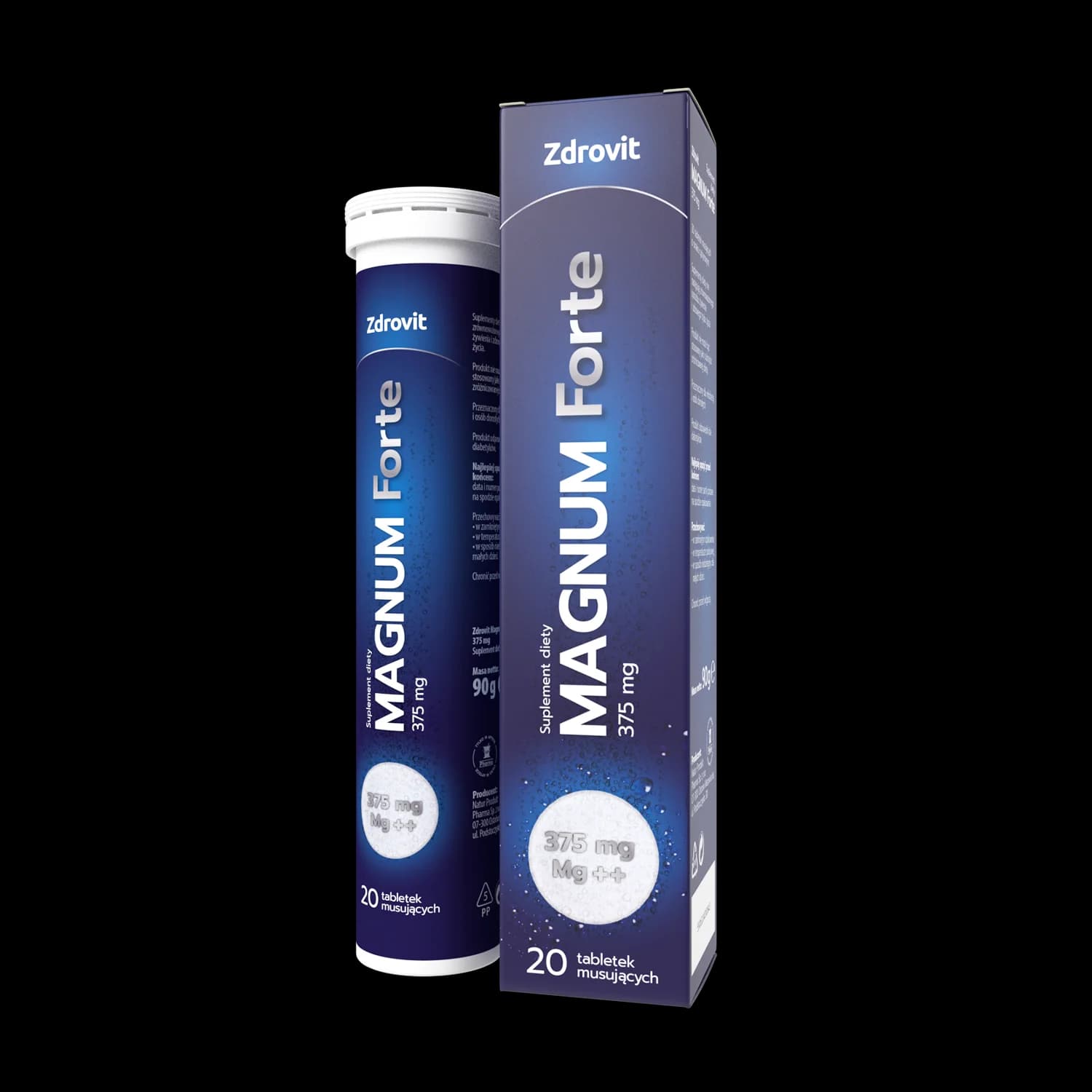 Zdrovit Magnum Forte 375 mg 20 tabletek musujących