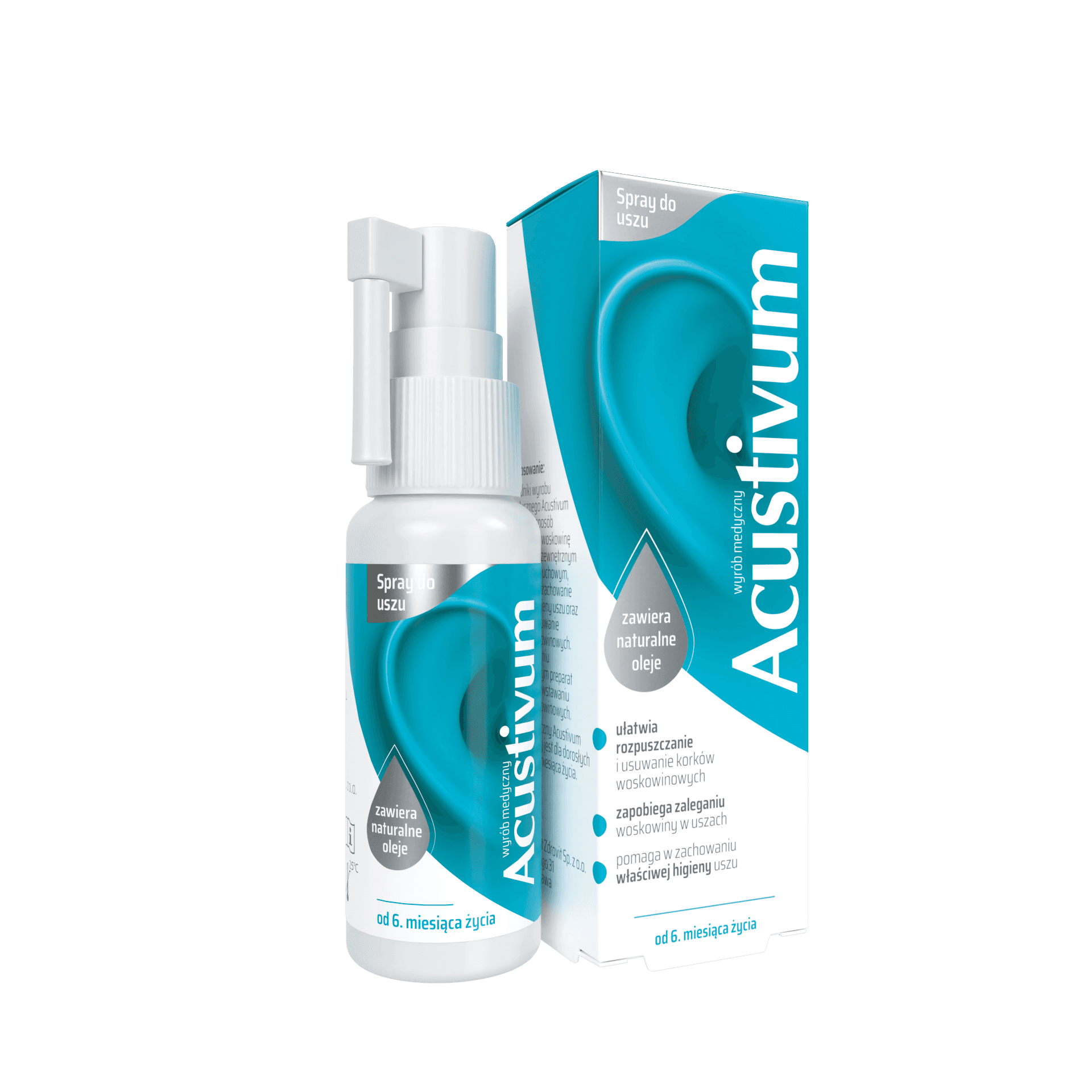 Acustivum spray do uszu 20 ml