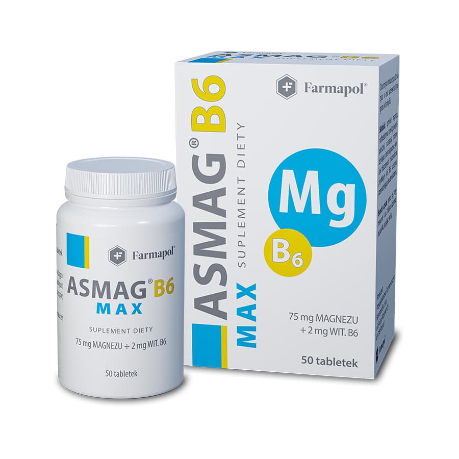 Asmag B6 Max 50 tabletek