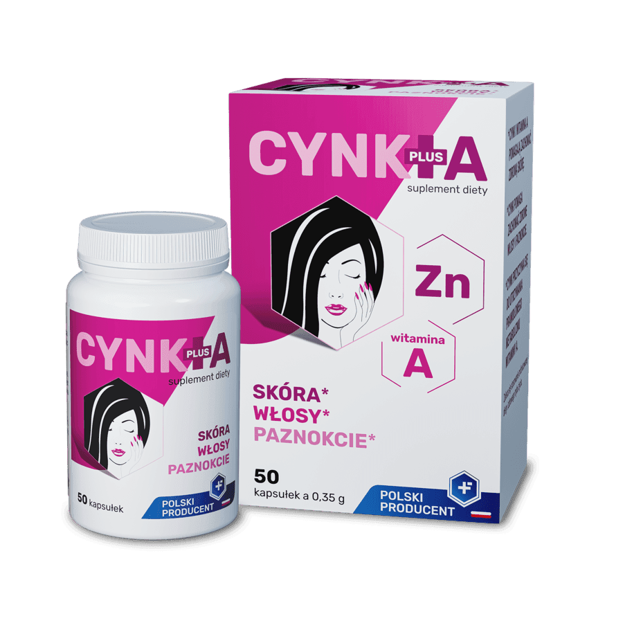 Cynk Plus A 50 kapsułek